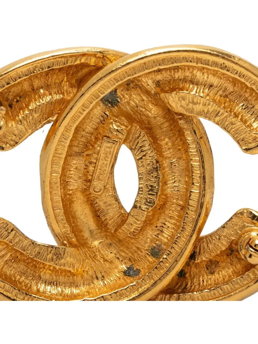 Chanel Cc Logo Brooch Metal #327481C76B